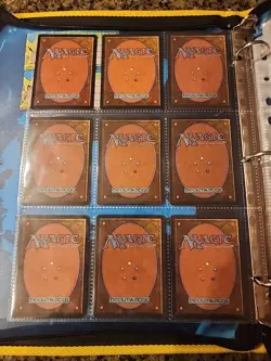 Vintage Magic The Gathering Binder Collection Card Lot MTG 1993-2003 Rares - Image 2