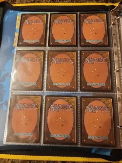 Vintage Magic The Gathering Binder Collection Card Lot MTG 1993-2003 Rares - Image 5