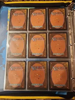 Vintage Magic The Gathering Binder Collection Card Lot MTG 1993-2003 Rares - Image 5