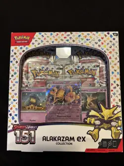 Pokemon TCG: Scarlet & Violet 151 Zapdos & Alakazam EX& poster collection Sealed - Image 2
