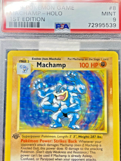 Machamp Holo 1st Edition, Base Set 1999, englisch, Pokemon 8/102 - PSA 9 MINT - Image 2