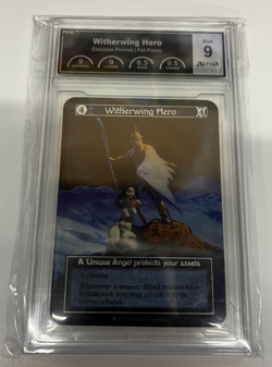 Sorcery TCG Witherwing Hero Alpha Investments Frazetta Promo PCG 9 Mint - Image 1
