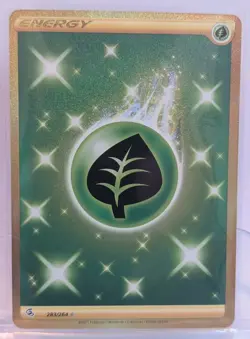 Pokemon TCG Grass Energy Card 283/264 Secret Rare Gold Fusion Strike - Image 1