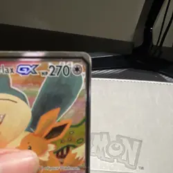 Pokemon Eevee & Snorlax GX TAG TEAM Promo Holo Card SM169 Sm 270HP - Image 3