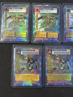 Digimon Card Lot 1999 7 Card Bundle - Image 2