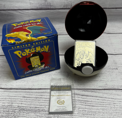 Pokemon Charizard Limited Edition 23K Gold-Plated Trading Card Burger King 1999 - Image 1