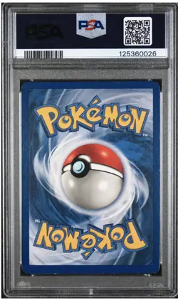 1999 Pokemon TCG Alakazam Base Set Holo Unlimited Rare Card 1/102 PSA 5 EX - Image 2