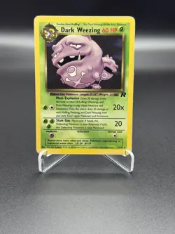Pokemon TCG Dark Weezing 2 Card Set Non-Holo Team Rocket WOTC - Image 1