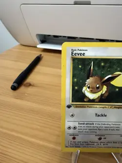Pokemon Card Eevee 55/82 1st Edition Non Holo - Team Rocket - LP - Image 2