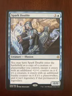 Magic The Gathering Spark Double Creature Rare Card WAR Near Mint - Image 1
