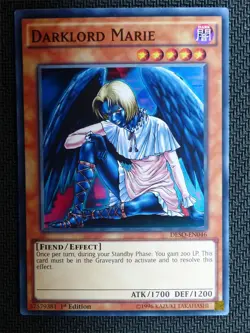 Darklord Marie - DESO - Super Rare - Yugioh Card # 1H93 - Image 1