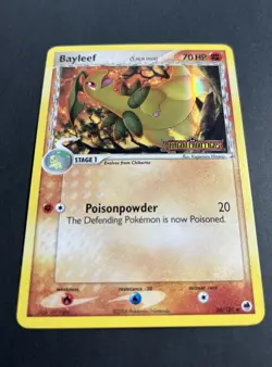 Pokemon TCG Bayleef Delta Species 26/101 Dragon Frontiers Reverse Holo Card 2006 - Image 2