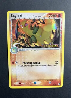 Pokemon TCG Bayleef Delta Species 26/101 Dragon Frontiers Reverse Holo Card 2006 - Image 3