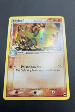 Pokemon TCG Bayleef Delta Species 26/101 Dragon Frontiers Reverse Holo Card 2006 - Image 4