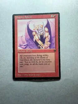 Gravity Sphere - MTG - Legends - MP - Very Nice Vintage Card #1 - Image 1