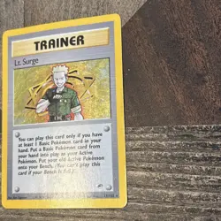 Lt. Surge - 17/132 - Pokemon Gym Heroes Unlimited Holo Rare Card WOTC - Image 5