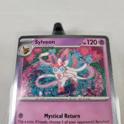 Sylveon - (Cosmos Holo) Holo Promo SV: Scarlet & Violet Promo Cards 172 NM - Image 3