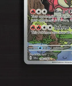 Turtonator 146/142 Stellar Crown Full Art Ultra Rare Holo Pokemon Card LP - Image 5