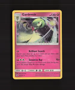 Gardevoir 141/214 Lost Thunder Cosmos Holo Rare Pokemon Card NM - Image 1