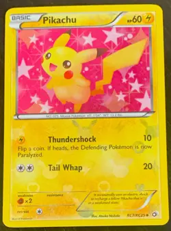 Pikachu RC7/RC25 Legendary Treasures: Radiant Collection Holo Pokemon Card - Image 1