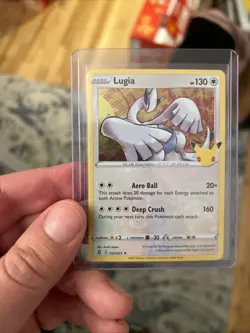 Pokemon TCG Lugia Celebrations Holo Rare Card 022/025 - Image 1
