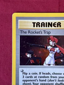 The Rocket’s Trap 19/132 Holo Shiny Card Excellent Condition Pokemon (T31) - Image 3
