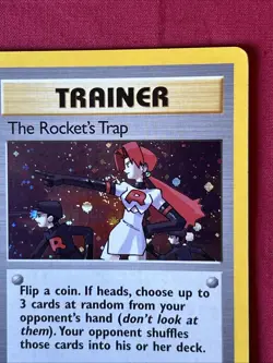 The Rocket’s Trap 19/132 Holo Shiny Card Excellent Condition Pokemon (T31) - Image 4