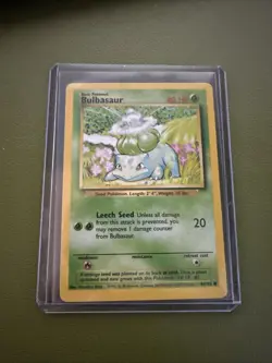 Pokemon TCG Bulbasaur Base Set, Unlimited Common Card 44/102 - Image 1