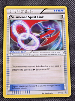 Salamence Spirit Link - XY172 - Black Star Promo - Pokemon Card - LP -- L26 - Image 1