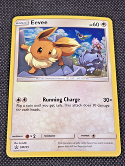 Eevee SM235 Sun & Moon Black Star Promo Ultra Rare Holo Pokemon TCG Card LP -L28 - Image 2