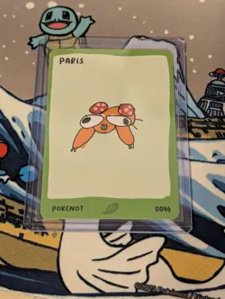 Pokenots 151 Paris 0046 Paras Dysfunctional Passholders Pokemon Card Parody NM - Image 1