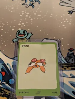 Pokenots 151 Paris 0046 Paras Dysfunctional Passholders Pokemon Card Parody NM - Image 2
