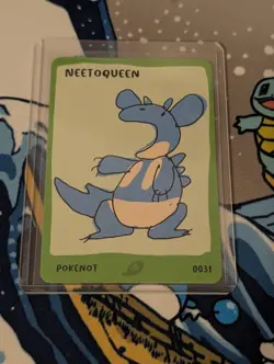 Neetoqueen Nidoqueen 0031 Pokenots 151 Dysfunctional Passholders Pokemon Card NM - Image 1