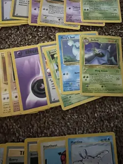 Vintage Wotc Pokemon Lot Of 133 Cards Team Rocket Base Fossil Neo Genesis etc - Image 4