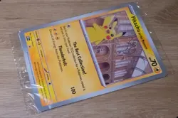 NEW PIKACHU AT THE MUSEUM NATURAL HISTORY MUSEUM OVERSIZE CARD - LOCATED IN USA - Image 2