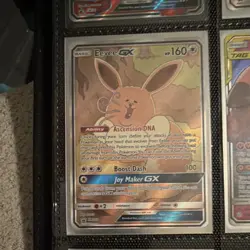 Pokemon Eevee GX SM233 Promo Basic 160HP Colorless Pokemon TCG Card English - Image 1