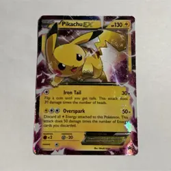 Pokemon Pikachu EX Promo Holo XY84 XY Basic English Pokemon TCG Card - Image 1