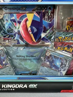 Pokemon Trading Card Game Greninja ex and Kingdra ex Special Collection Box RARE - Image 4