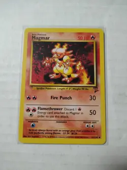 Magmar 51/130 - Uncommon - Vintage English Base Set 2 Pokemon Card - WOTC - Image 1