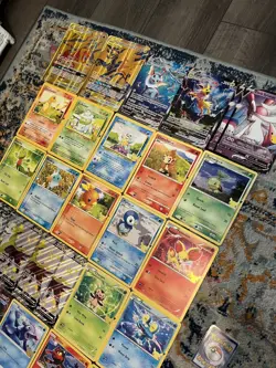 (44 Cards) Pokemon JUMBO Card Lot, Charizard 25th Anniversary , Tag Team - Image 3