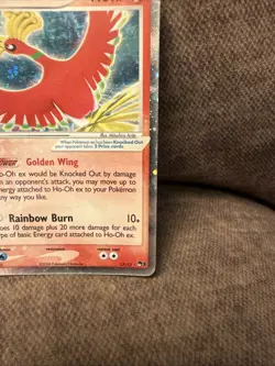 Ho-Oh ex 17/17 Pop Series 3 2006 Holo Rare Pokemon Card TCG - Image 5