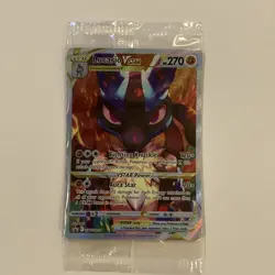 Pokemon: Lucario VSTAR SWSH291 Centered Sealed Crown Zenith ETB Promo Card TCG - Image 1