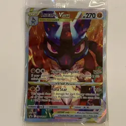 Pokemon: Lucario VSTAR SWSH291 Centered Sealed Crown Zenith ETB Promo Card TCG - Image 2