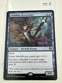 MTG Vodalian Hexcatcher Dominaria United 075/281 Regular Rare LP - Image 2