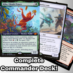 MTG Commander EDH Deck Kibo, Uktabi Prince 100 Cards Custom Deck Monkeys & Apes - Image 1