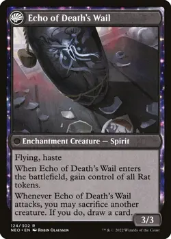 MTG Tribute to Horobi Kamigawa: Neon Dynasty Rare NM - Image 2
