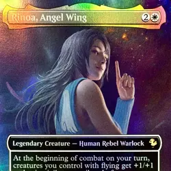Rinoa, Angel Wing (Borderless) - FOIL - MTG - FIC - 0450 - RARE ~ NM - Image 1