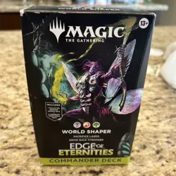 MTG Magic The Gathering Edge of Eternities Commander Deck WORLD SHAPER - Image 1