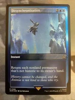 MTG Desynchronization (Foil Etched) | Universes Beyond: Assassin's Creed NM - Image 1