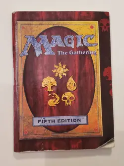 Vintage Magic the Gathering Fifth Edition Rulebook MTG Guide 1996 - Image 1